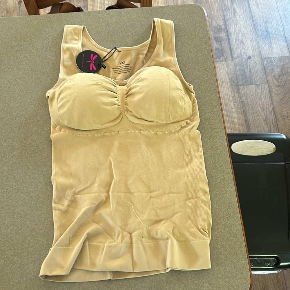 Contorly Cami Tank, Nude, Size XXL.